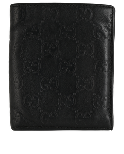 Gucci GG Wallet, Leather, Black, 4276, B, 1*